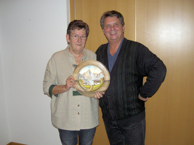 Vereinsscheibe Gewinnerin: Helga Niederbuchner